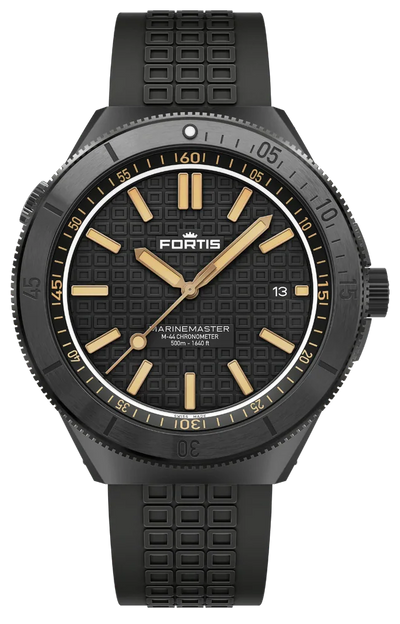 Fortis Marinemaster M-44 DLC Black Resin