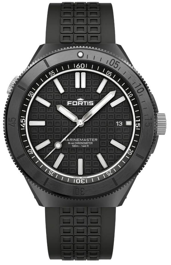 Fortis Marinemaster M-44 DLC Gravity Black