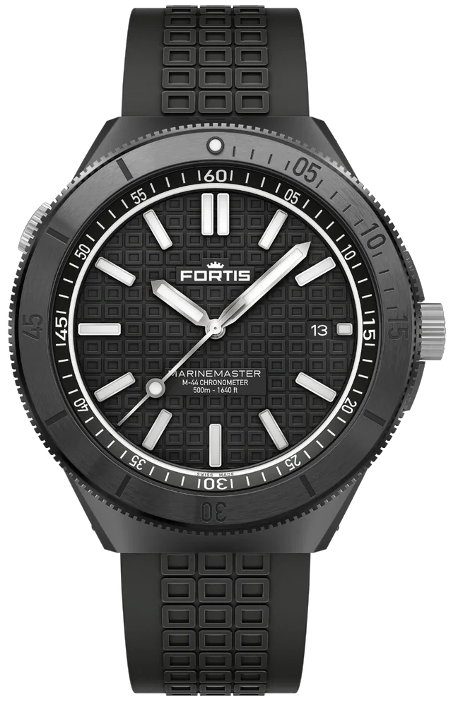 Fortis Marinemaster M-44 DLC Gravity Black