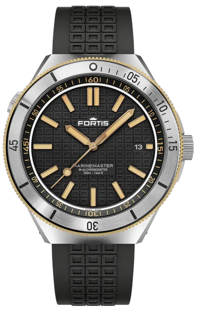 Fortis Marinemaster M-44 Black Resin Gold