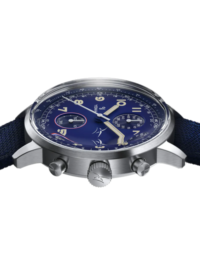 Yema Flygraf Bi-Compax French Air Force Blue YMHF1582AA-GG