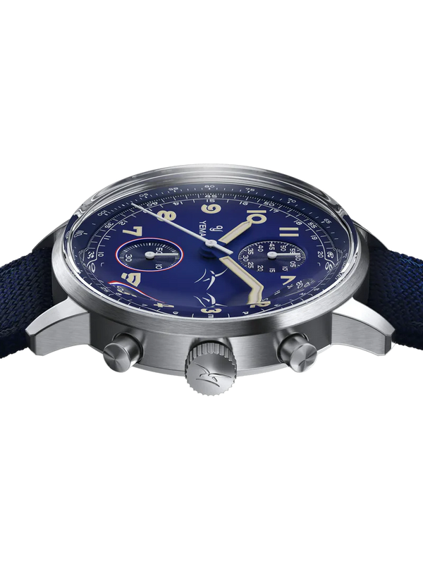 Yema Flygraf Bi-Compax French Air Force Blue YMHF1582AA-GG