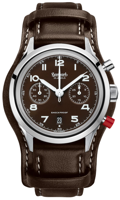 Hanhart 417 ES Mocha Flyback Date 42mm Limited Edition