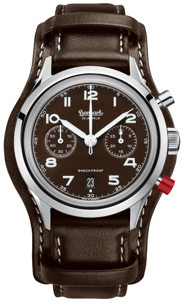 Hanhart 417 ES Mocha Flyback Date 42mm Limited Edition