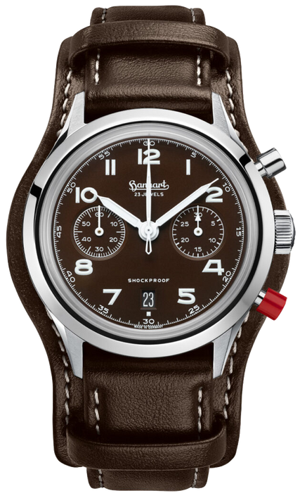 Hanhart 417 ES Mocha Flyback Date 42mm Limited Edition