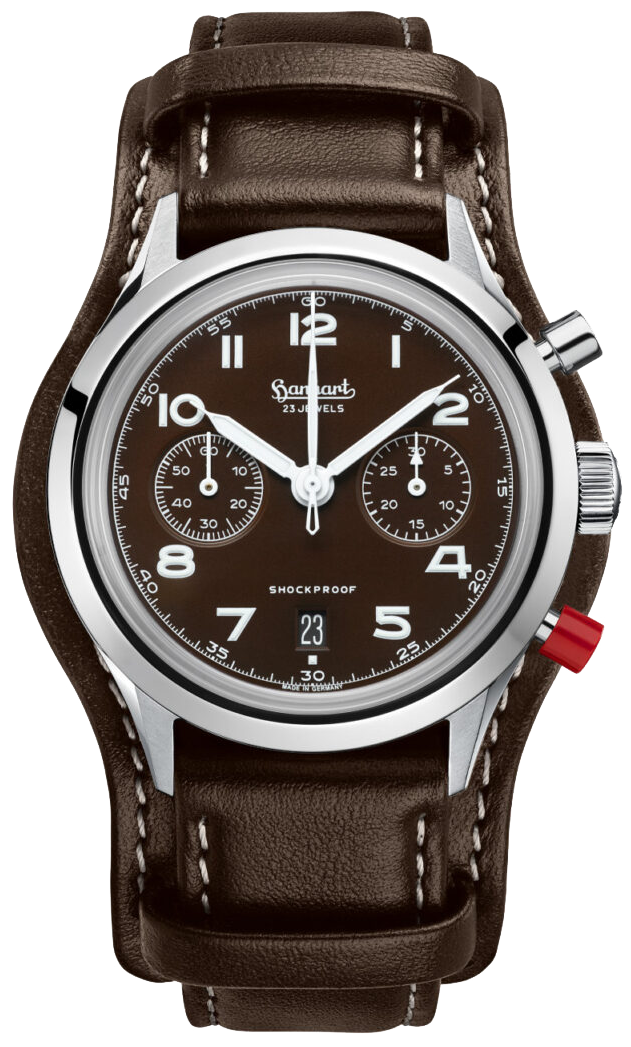 Hanhart 417 ES Mocha Flyback Date 42mm Limited Edition