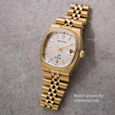 Islander Watch Gold Tone Bracelet for Bulova Super Seville #BRAC-158