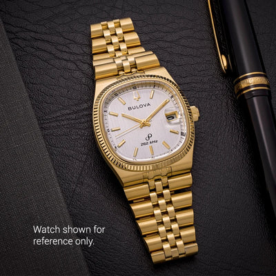 Islander Watch Gold Tone Bracelet for Bulova Super Seville #BRAC-158