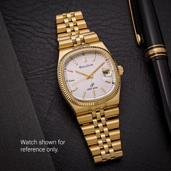 Islander Watch Gold Tone Bracelet for Bulova Super Seville #BRAC-158