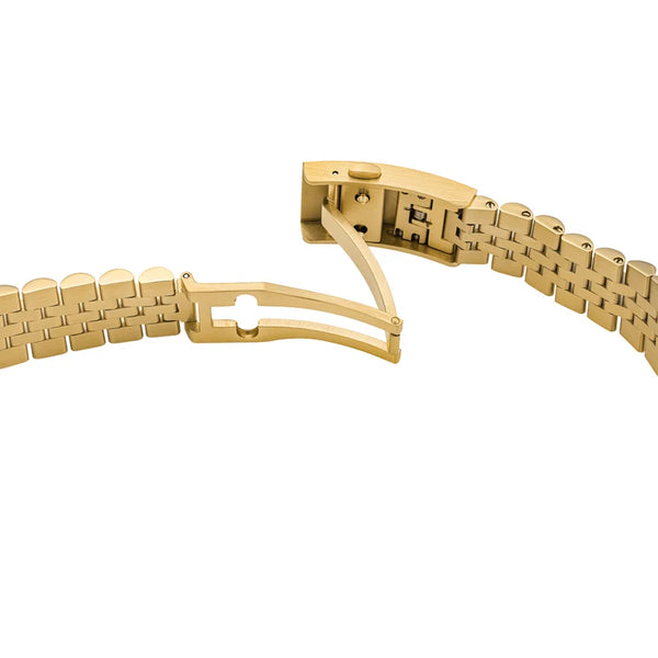 Islander Watch Gold Tone Bracelet for Bulova Super Seville #BRAC-158