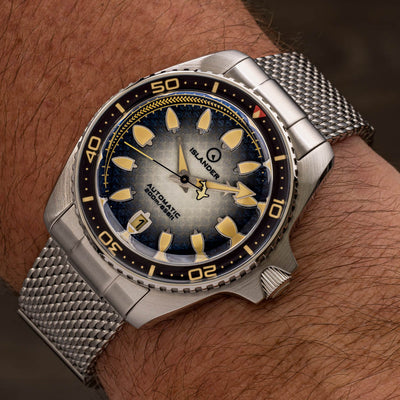 Islander Watch Hudson Harpoon Diver Degrading Black Dial #ISL-302