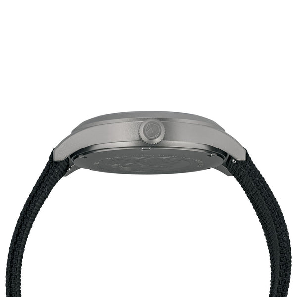 Islander Watch Babylon Titanium Solar Field Watch Black Dial #ISL-333