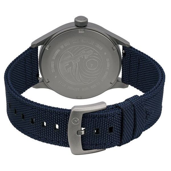 Islander Watch Babylon Titanium Solar Field Watch Blue Dial #ISL-334