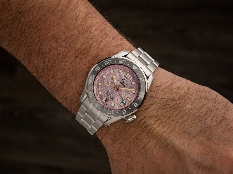 Islander Watch JFK Automatic GMT Cherry Blossom #ISL-337