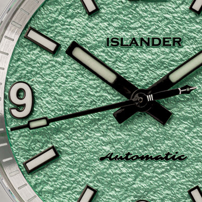 Islander Watch Brookville Calligraphy Edition Green Parchment #ISL-339
