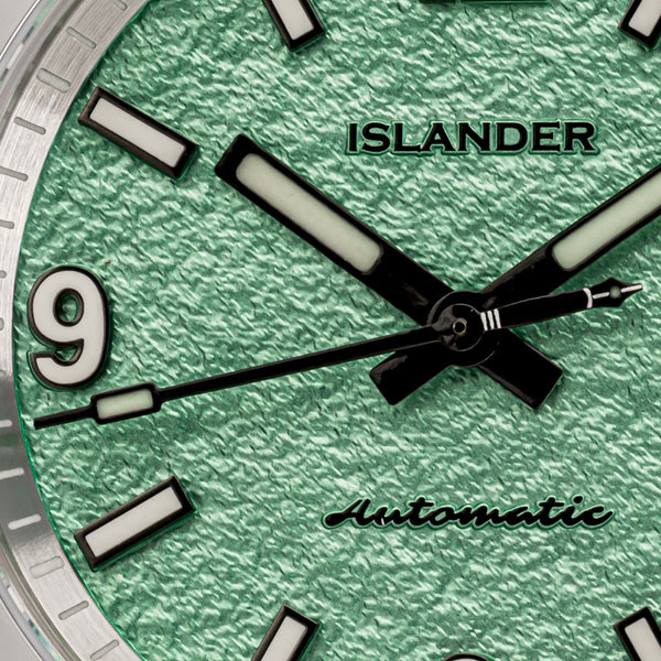 Islander Watch Brookville Calligraphy Edition Green Parchment #ISL-339