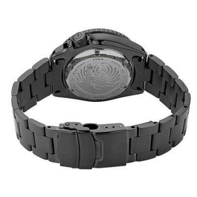 Islander Watch Automatic Dive Watch Black Dial DLC #ISL-34