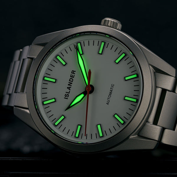 Islander Watch Thunderbolt Pilot White Dial #ISL-343