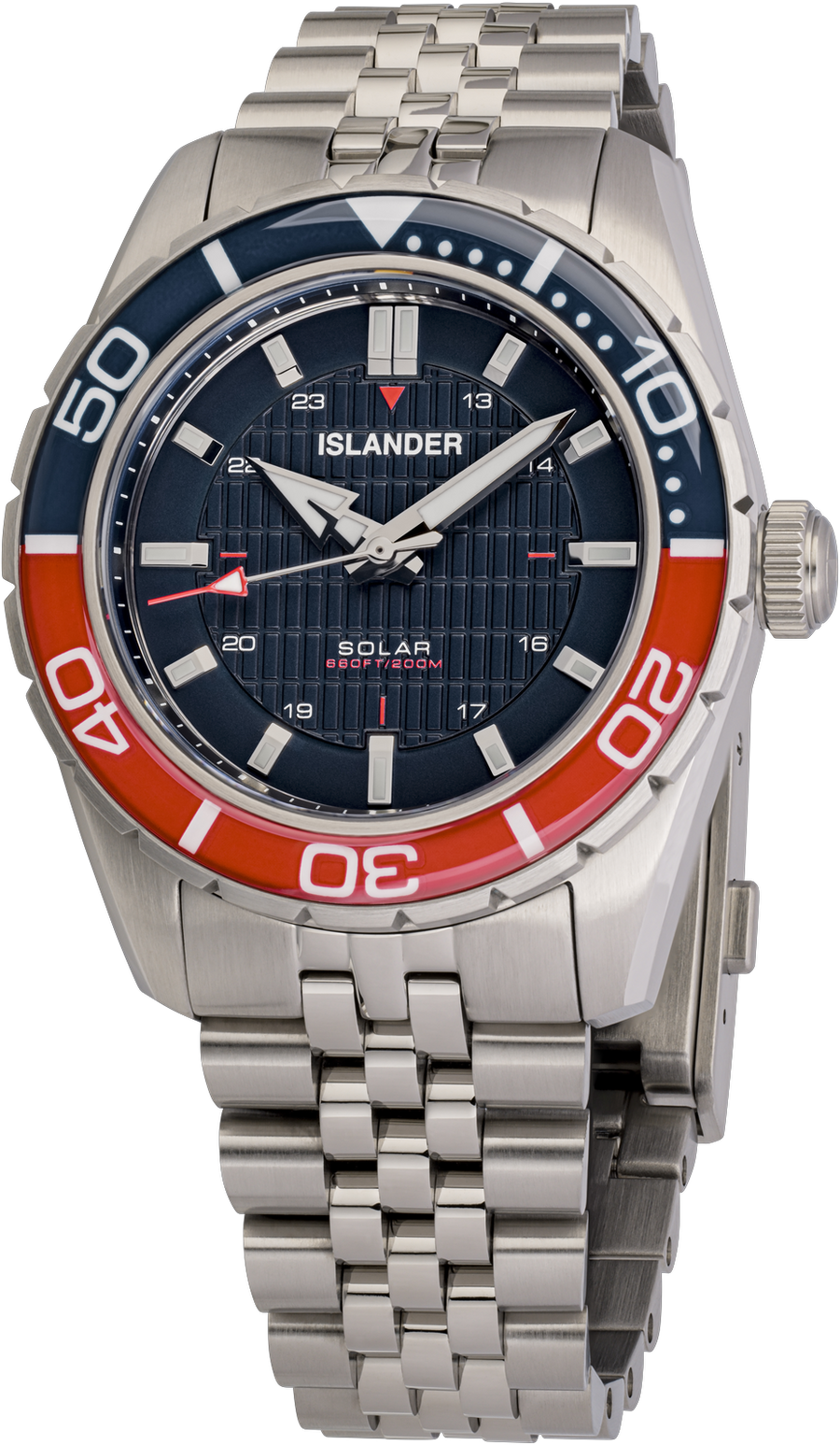 Islander Saltaire 38mm Solar Dive Watch Blue ISL-357