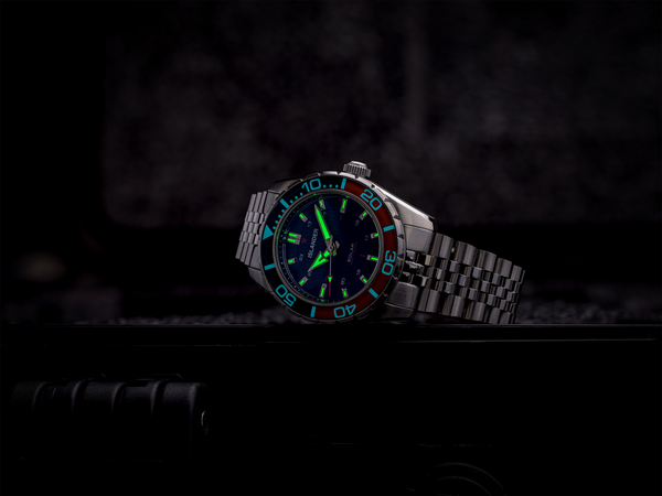 Islander Saltaire 38mm Solar Dive Watch Blue ISL-357