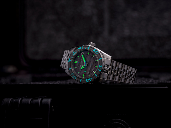 Islander Saltaire 38mm Solar Dive Watch Grey ISL-359