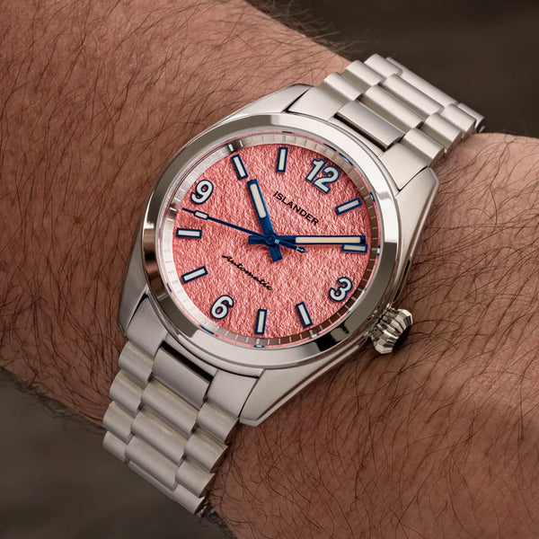 Islander Watch Brookville Calligraphy Edition Coral Parchment #ISL-367