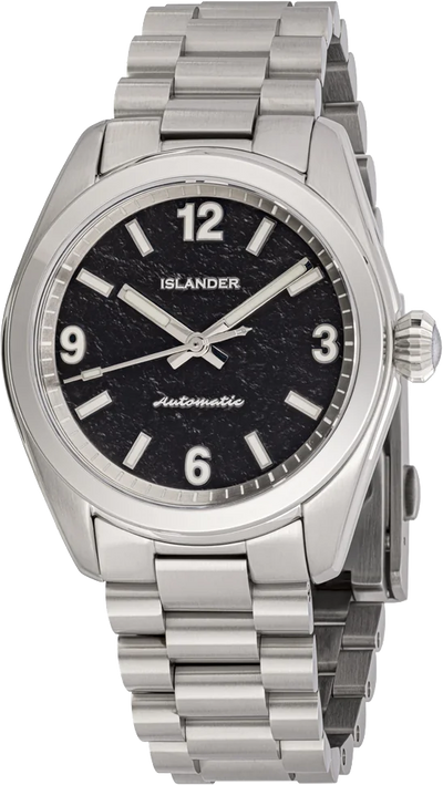 Islander Watch Brookville Calligraphy Edition Black Parchment #ISL-368