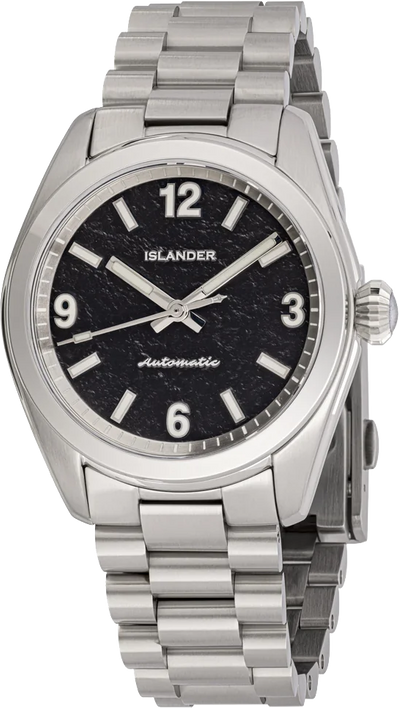 Islander Watch Brookville Calligraphy Edition Black Parchment #ISL-368