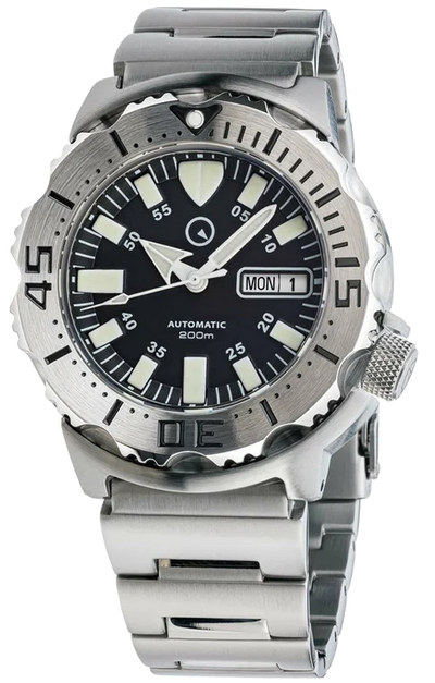 Islander Watch Automatic Dive Watch Black Dial #ISL-57