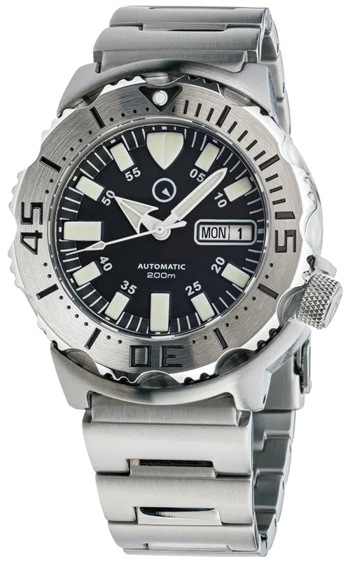 Islander Watch Automatic Dive Watch Black Dial #ISL-57