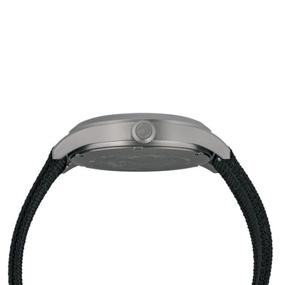 Islander Watch Babylon Titanium Solar Field Watch White Dial #ISL-332