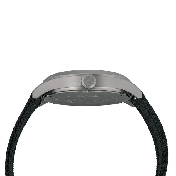 Islander Watch Babylon Titanium Solar Field Watch White Dial #ISL-332