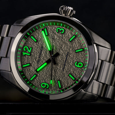 Islander Watch Brookville Calligraphy Edition Silver Parchment #ISL-319