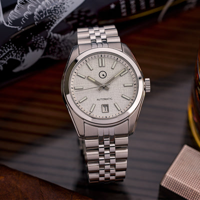 Islander Watch Brookville Hi-Beat Automatic Linen Dial #ISL-131