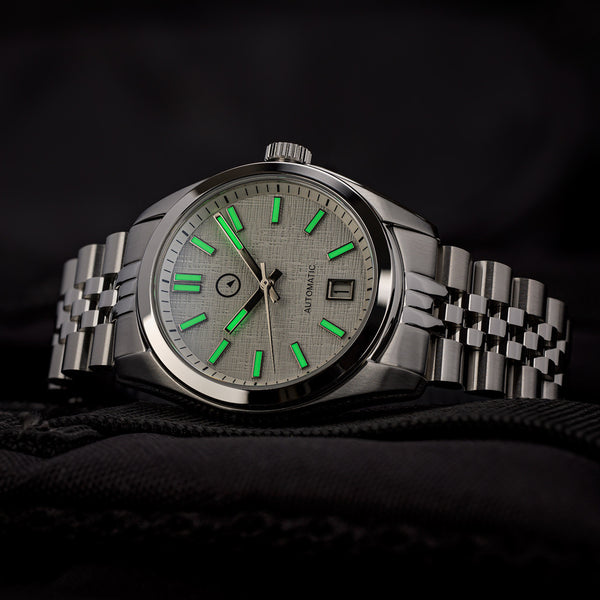 Islander Watch Brookville Hi-Beat Automatic Linen Dial #ISL-131