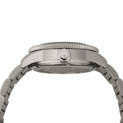 Islander Watch Bayport Automatic Maroon Wave Dial #ISL-310