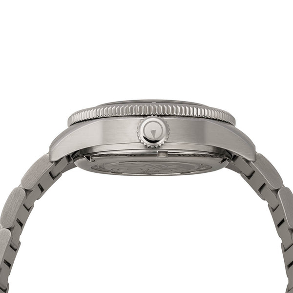 Islander Watch Bayport Automatic Maroon Wave Dial #ISL-310