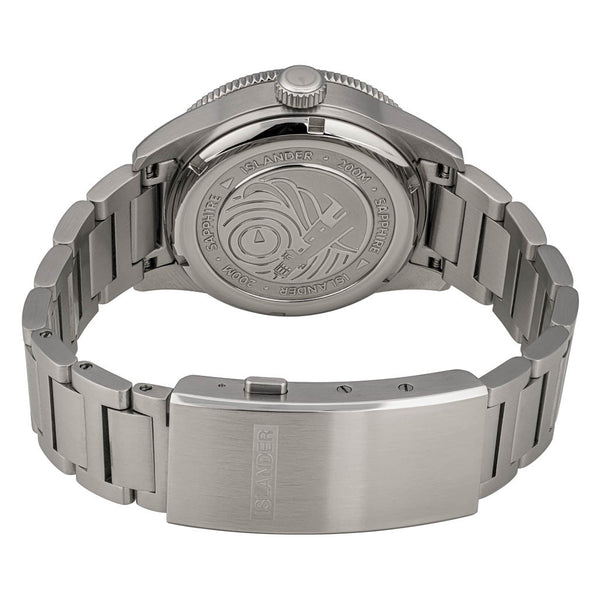 Islander Watch Bayport Automatic Maroon Wave Dial #ISL-310