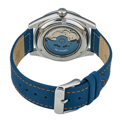 Islander Watch Melville GMT Blue Hammer Dial #ISL-222