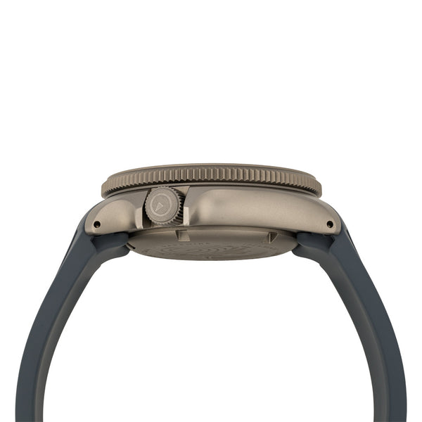 Islander Watch Sands Point Titanium Grey Whale Tail Dial #ISL-259