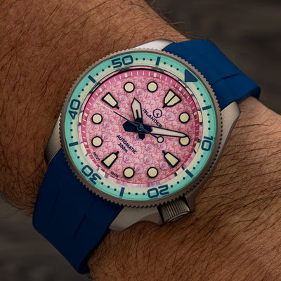 Islander Watch Sands Point Titanium Pink Shell Dial #ISL-260