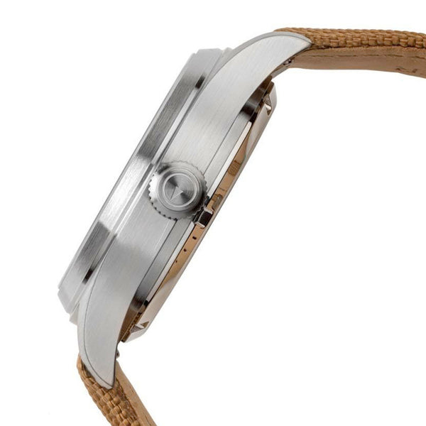 Islander Watch Mitchel "DAY-T" Automatic Field Watch White Dial #ISL-129