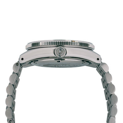 Islander Watch Northport Hi-Beat Automatic Seafoam Green and White Ripple Dial #ISL-155