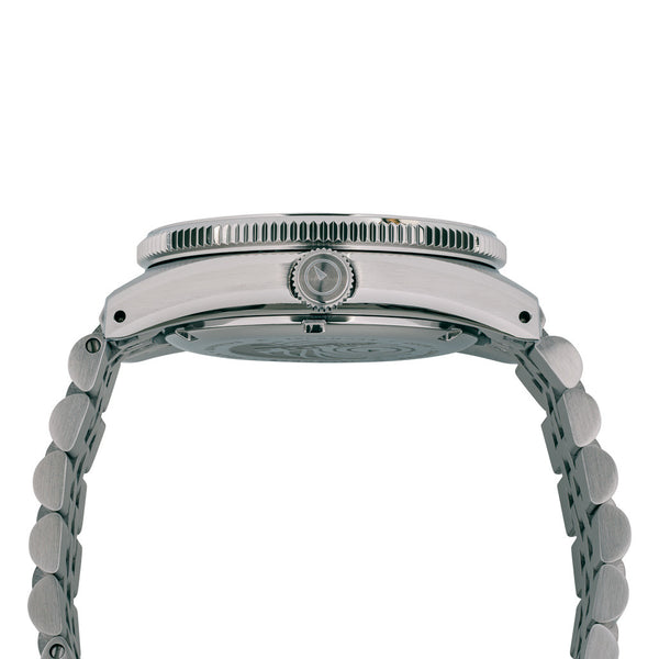 Islander Watch Northport Hi-Beat Automatic Seafoam Green and White Ripple Dial #ISL-155