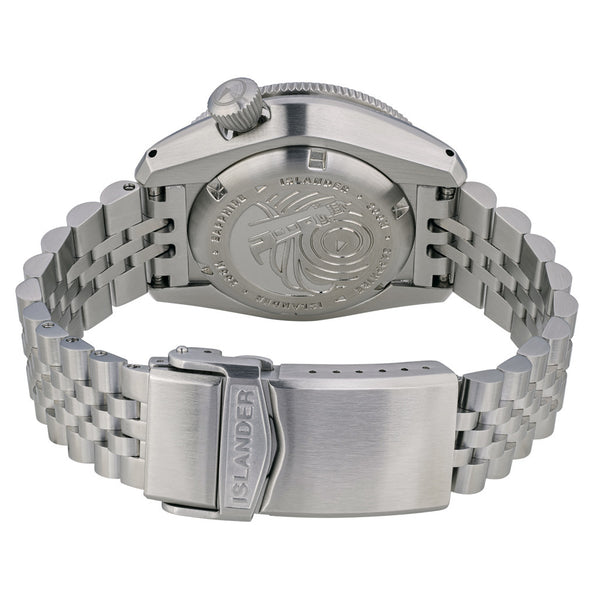 Islander Watch JFK Automatic GMT Grey Cloud Dial #ISL-208