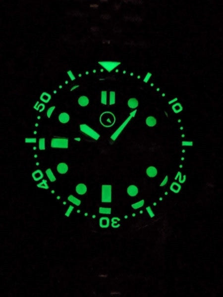 Islander Watch 38mm Automatic Dive Watch Black Dial #ISL-05