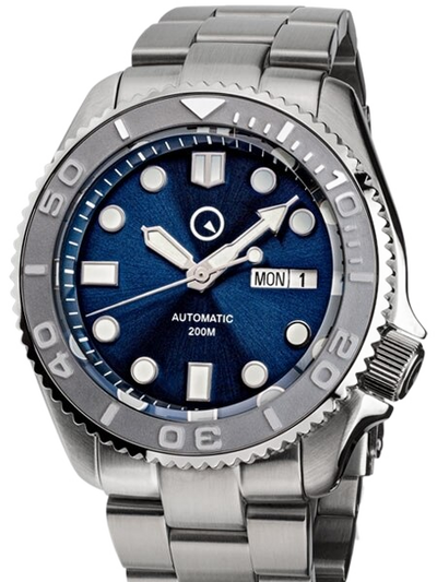 Islander Watch Automatic Dive Watch Blue Dial #ISL-18