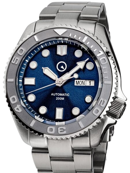 Islander Watch Automatic Dive Watch Blue Dial #ISL-18