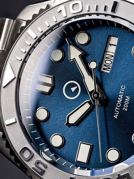 Islander Watch Automatic Dive Watch Blue Dial #ISL-18