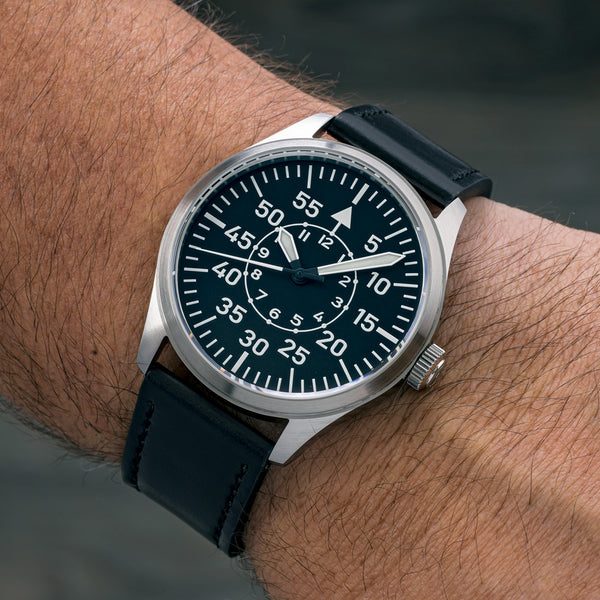 Islander Watch Aviator Automatic Black Dial #ISL-15